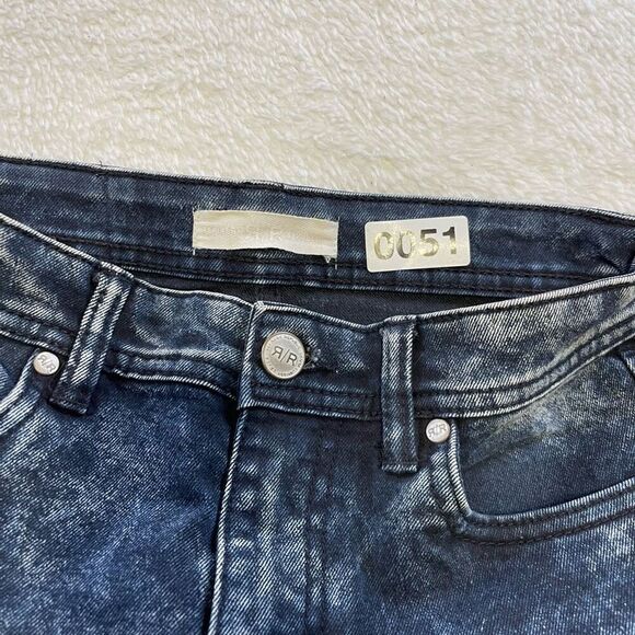 Refinery Republic Acid Wash Jeans Size 8 Dark Blue - Picture 13 of 14